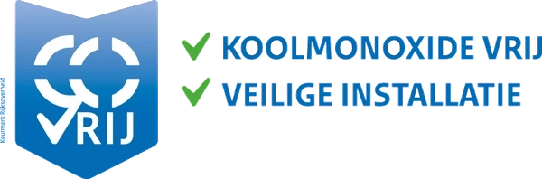 Rijksoverheid keurmerk: koolmonoxidevrij en veilige installatie