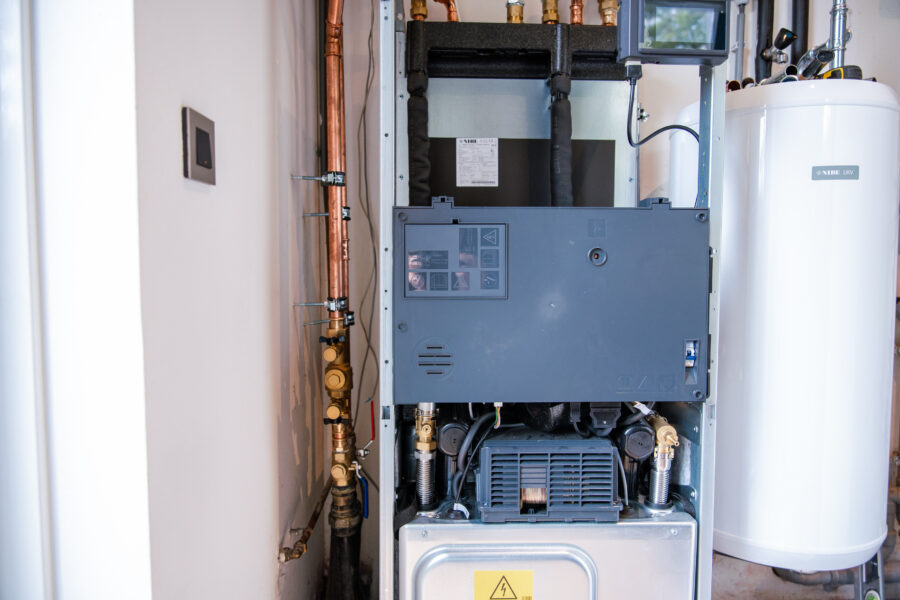 Installatie warmtepomp woning